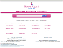 Tablet Screenshot of boutiques-en-ligne.info
